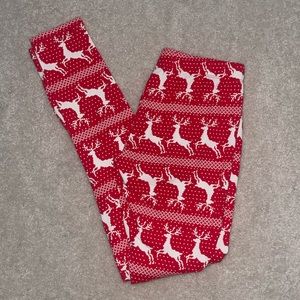 Christmas leggings NWT